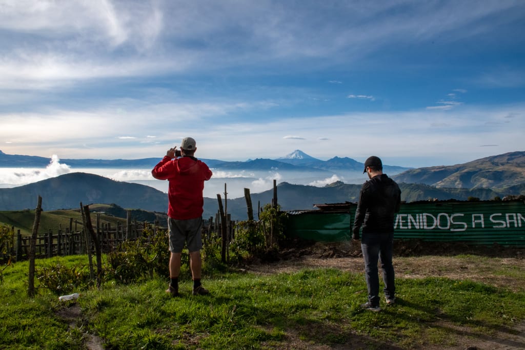 Photographing the páramo